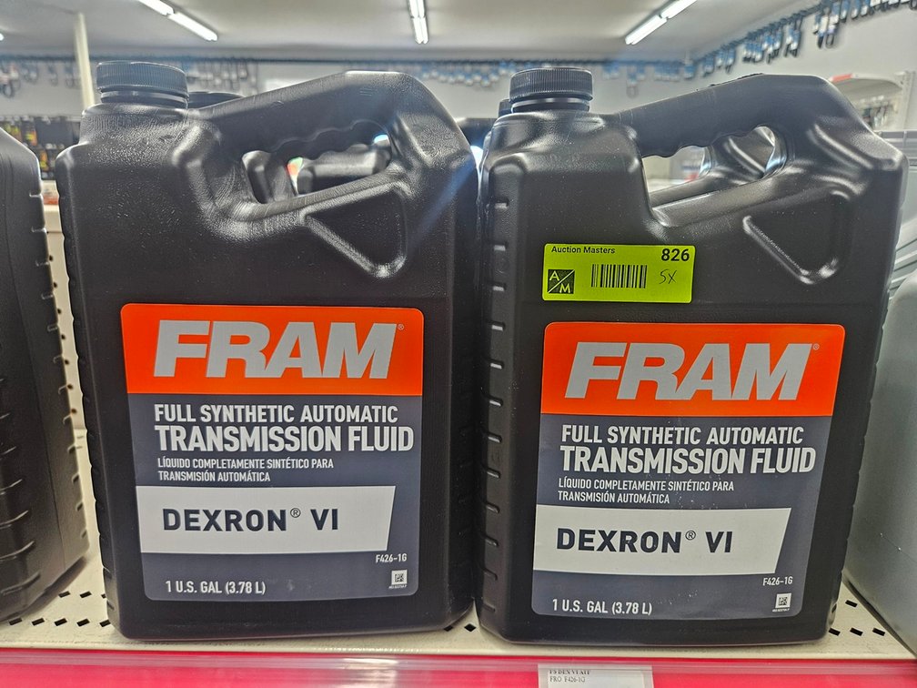 5 Fram Dexron VI ATF Gallon Jugs