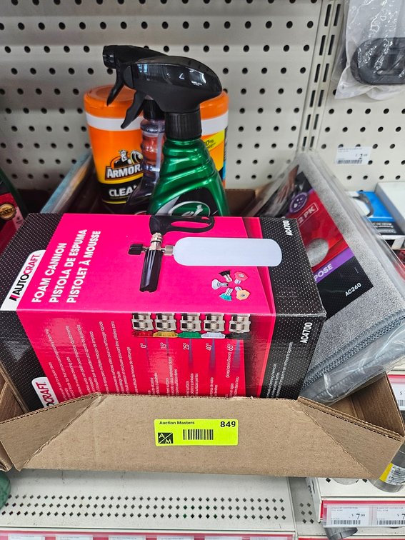 Assorted Car Cleaning Supplies