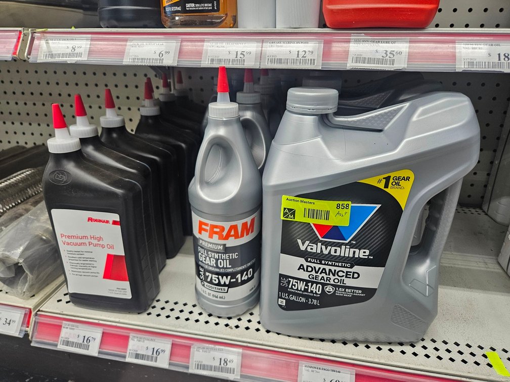 Assorted Gear Oil