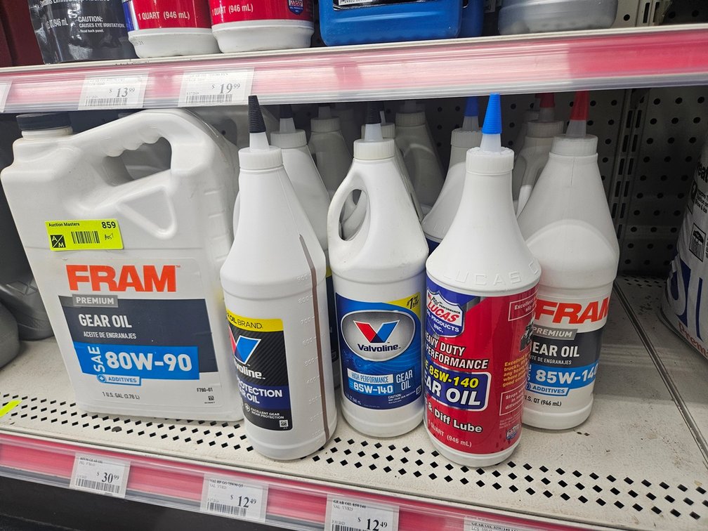 Assorted Gear Oil