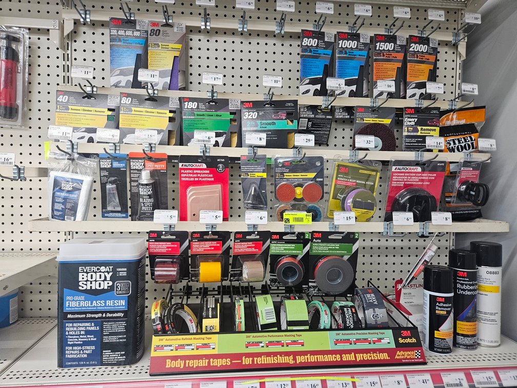 Assorted Auto Body Supplies