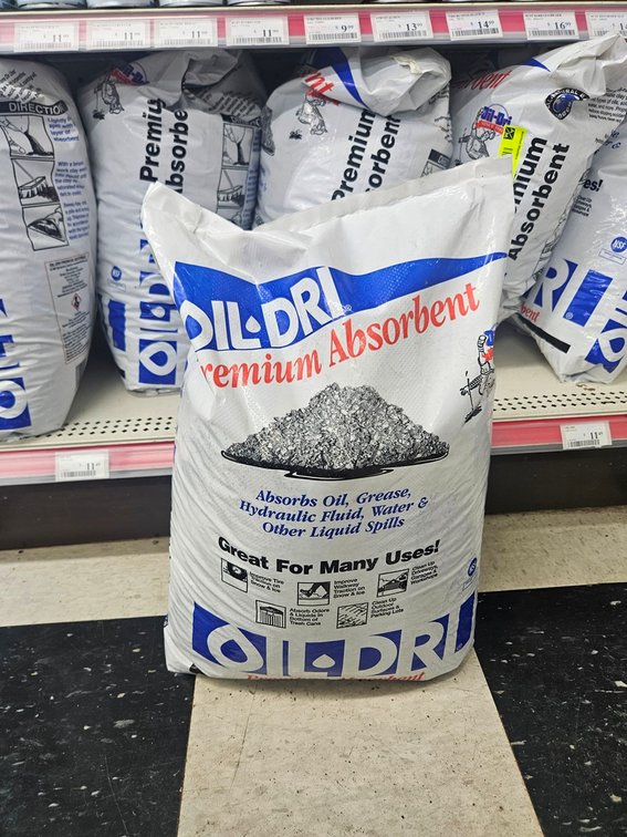 4 Oil Dri Absorbent, 25 Lb. Bags