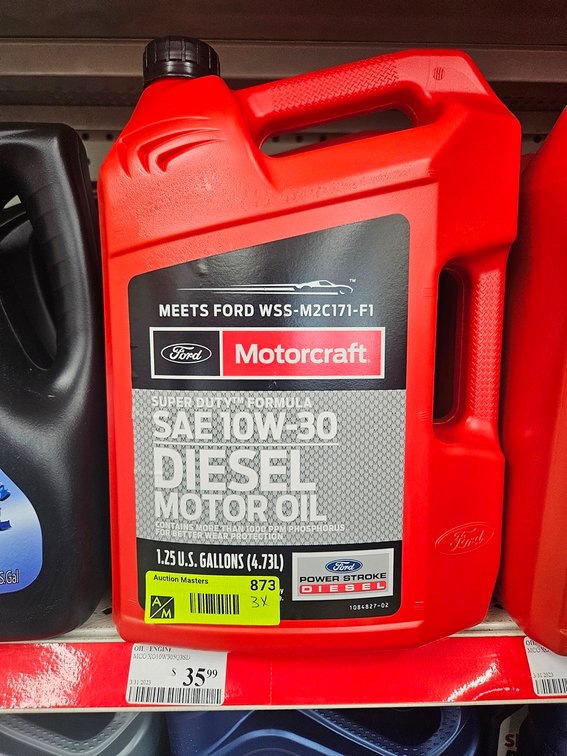 3 Motorcraft 10W-30 Oil Gallon Jugs