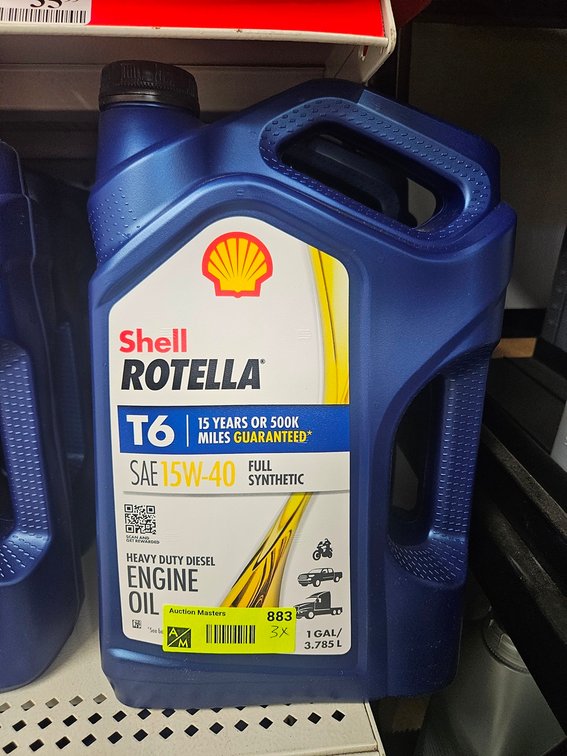 3 Shell Rotella 15W-40 Diesel Oil Gallon Jugs