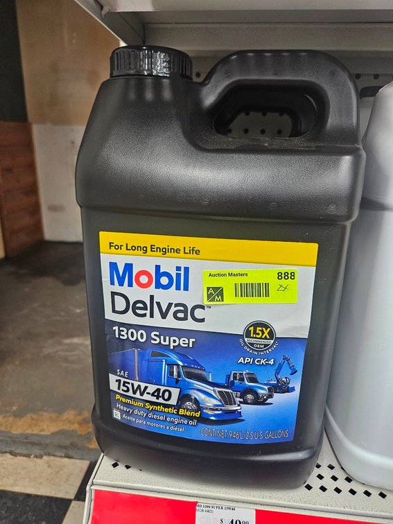 2 Mobil 15W-40 Oil 2.5 Gallon Jugs