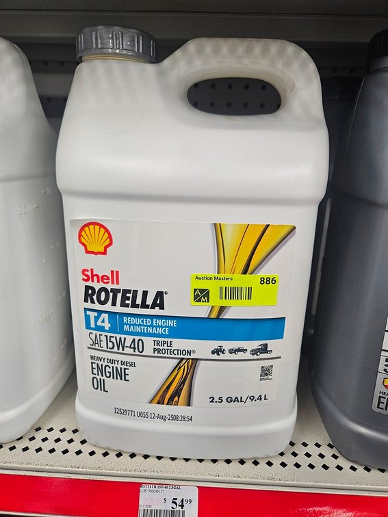 Rotella 15W-40 Oil 2.5 Gallon Jug