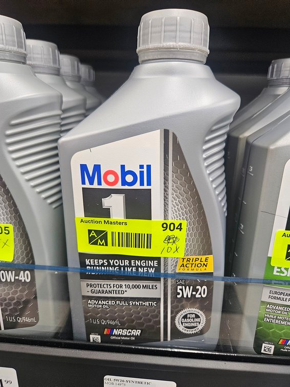 10 Mobil 1 5W-20 Synthetic Oil, Quartz