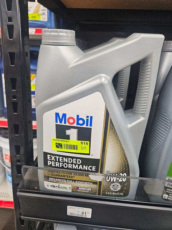 6 Mobil 1 0W-20 Oil 5-Quart Jugs