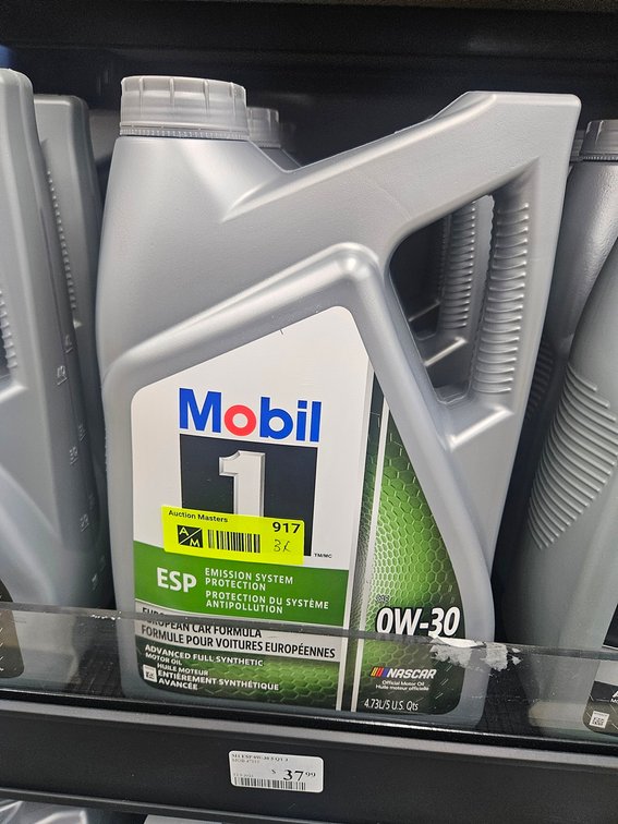3 Mobil 1 0W-30 Oil 5-Quart Jugs