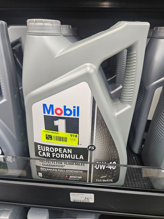 4 Mobil 1 0W-40 Oil 5-Quart Jugs