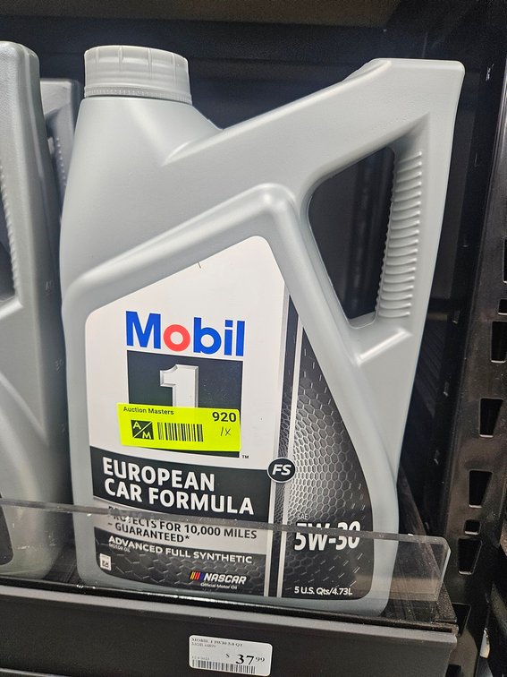 Mobil 1 5W-30 Oil 5-Quart Jug