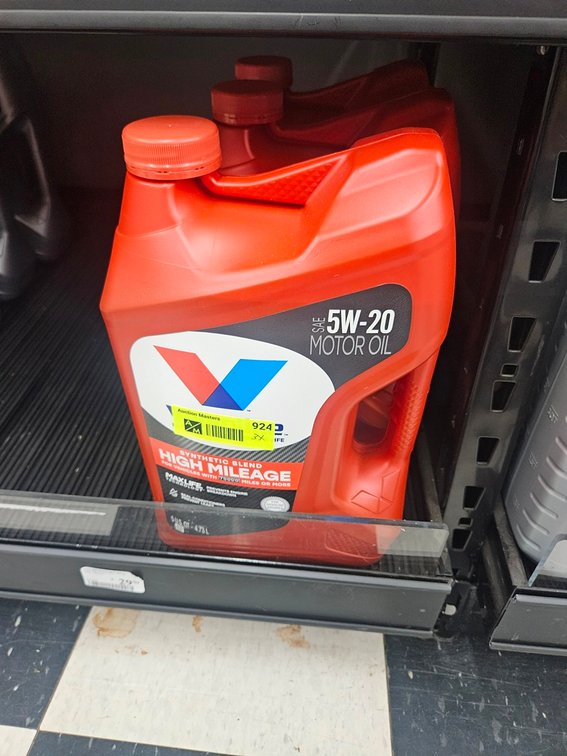 3 Valvoline High Mileage 5W-20 Oil 5-Quart Jugs