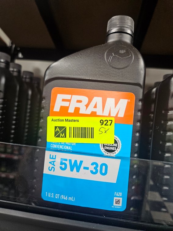5 Fram 5W-30 Oil, Quarts