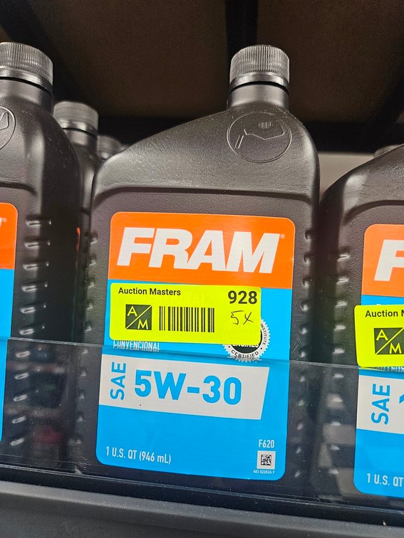 5 Fram 5W-30 Oil, Quarts