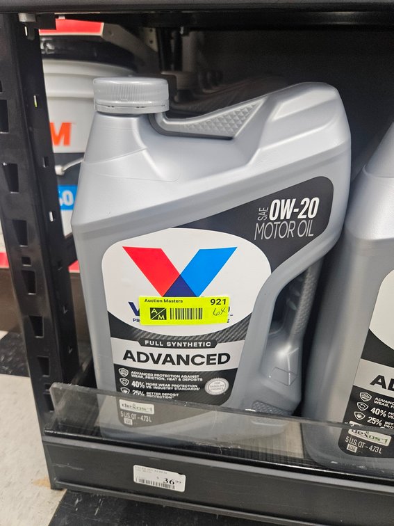 6 Valvoline Advanced 0W-20 Oil 5-Quart Jugs