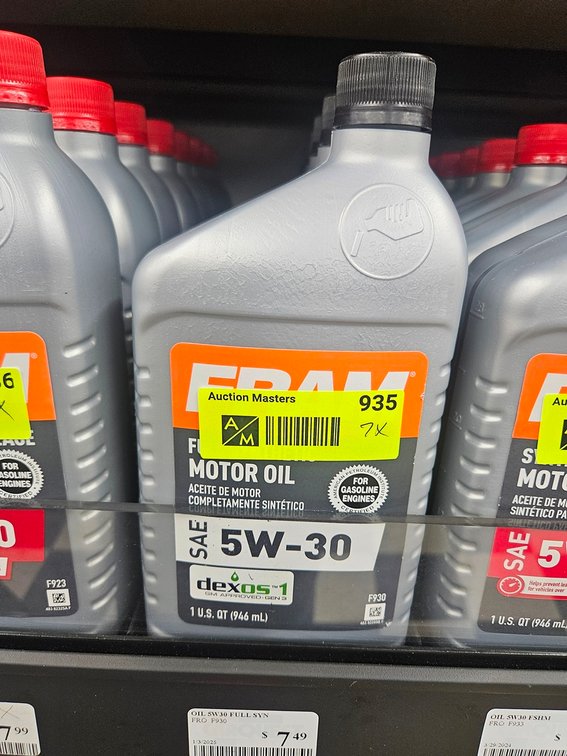 7 Fram Full Synthetic 5W-30 Oil, Quarts