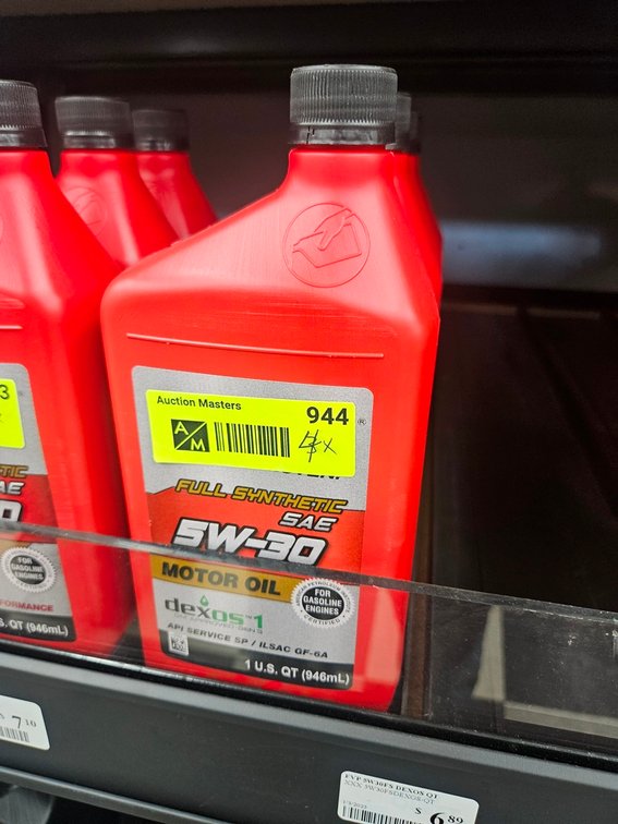 4 FVP 5W-30 Oil, Quarts