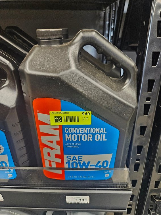 2 Fram 10W-40 Oil 5-Quart Jugs