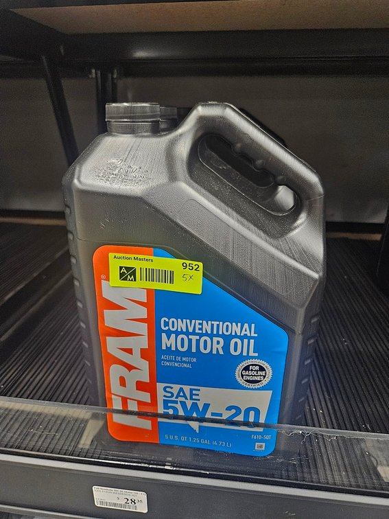5 Fram 5W-20 Oil 5-Quart Jugs
