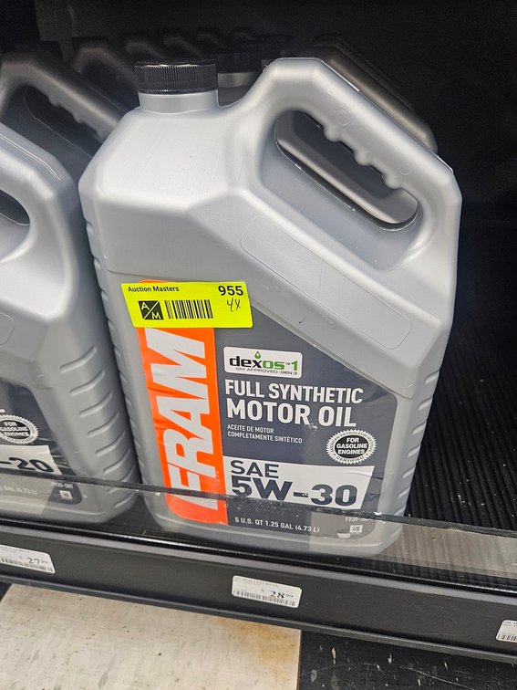 4 Fram 5W-30 Oil 5-Quart Jugs