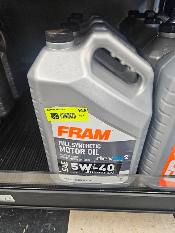 4 Fram 5W-40 Oil 5-Quart Jugs