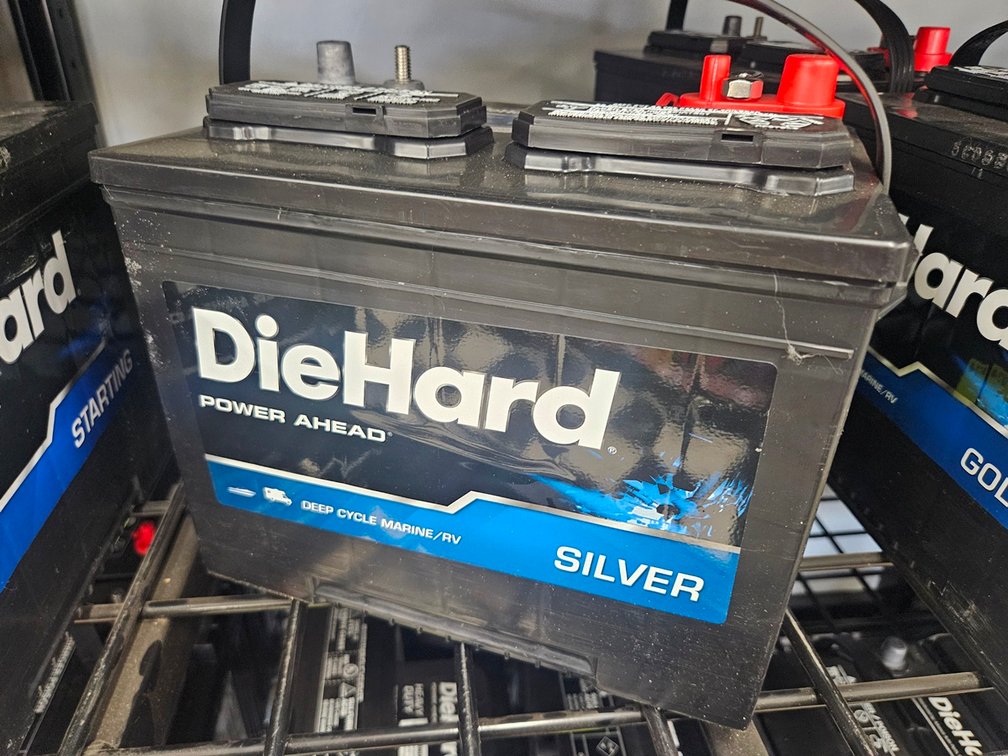 Due Hard Silver Marine/RV Battery, 24DC-1