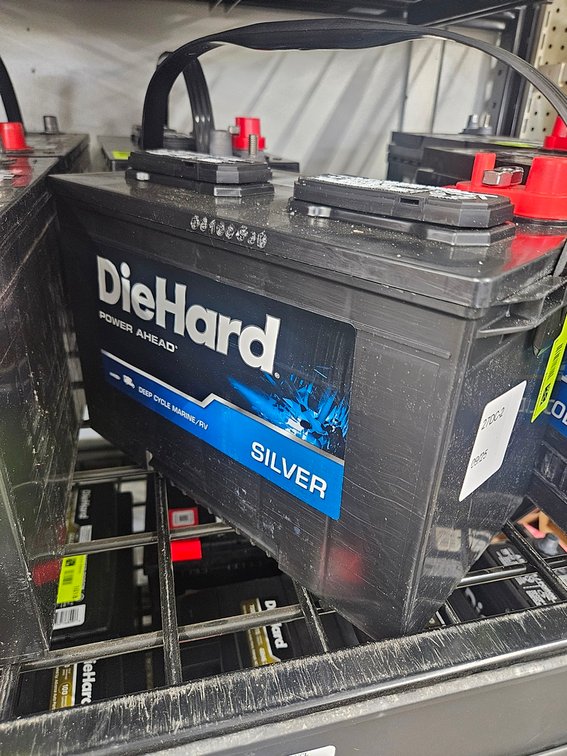 Die Hard Silver Auto Battery, 27DC-2
