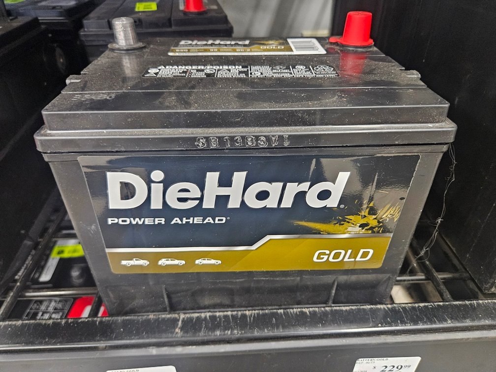 Die Hard Gold Auto Battery, 86-2