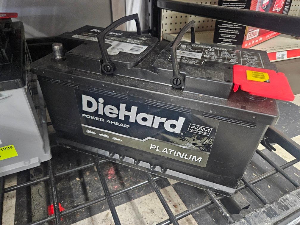 Die Hard Platinum Auto Battery, H8-AGM
