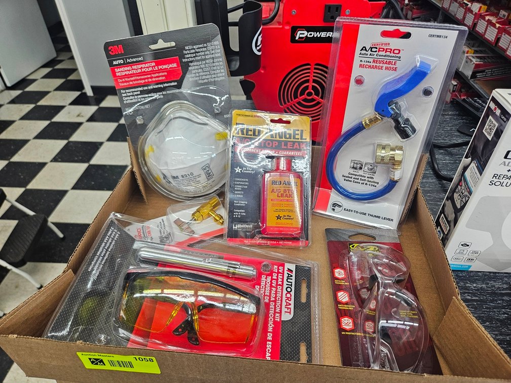 Eye Protection, AC Stop Leak, More