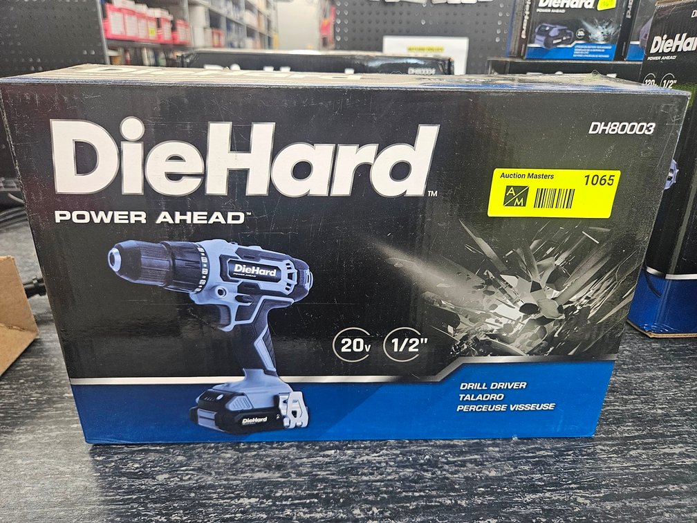 Die Hard 20V Drill with Charger, #DH80003