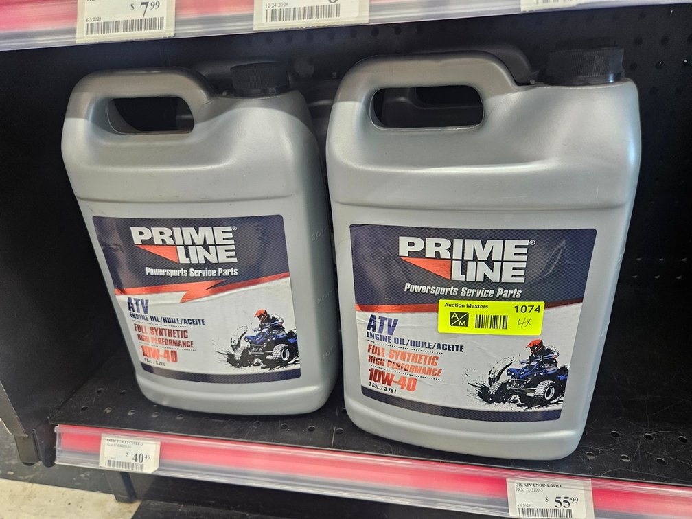 4 Prime Line 10W-40 ATV Oil, Gallon Jugs