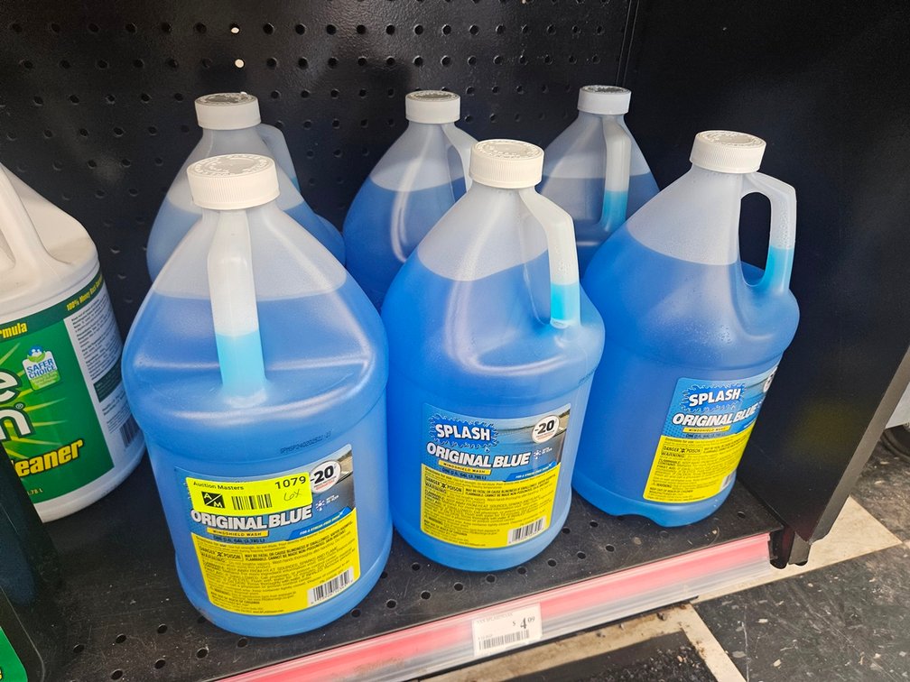 6 Splash Windshield Washer Fluid Gallon Jugs