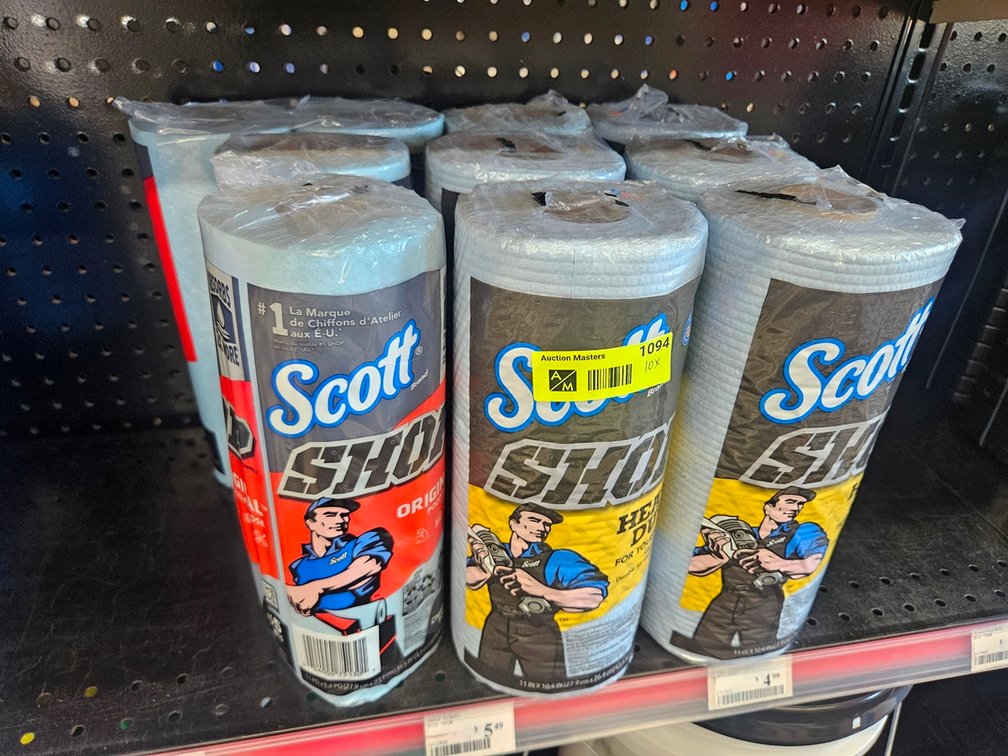 10 Rolls Scott Shop Towels