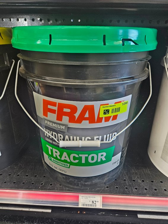 Fram Tractor Hydraulic Fluid, 5 Gallon Bucket