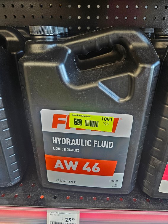 3 Fram AW46 Hydraulic Fluid, Gallon Jugs