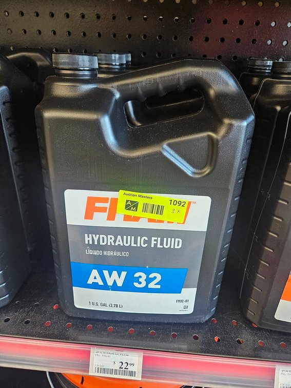 3 Fram AW32 Hydraulic Fluid, Gallon Jugs