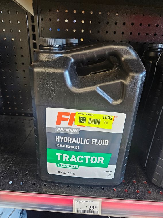 3 Fram Tractor Hydraulic Fluid, Gallon Jugs