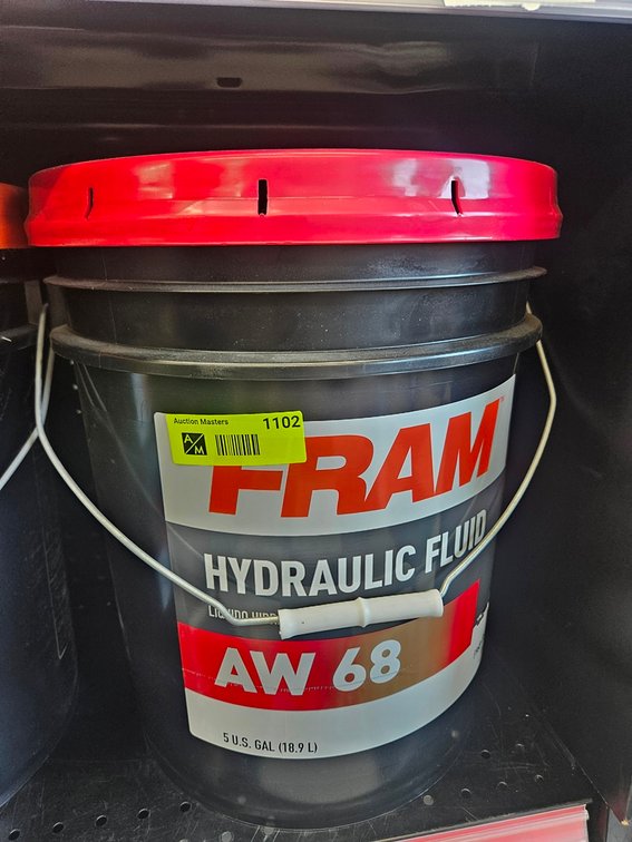 Fram AW68 Hydraulic Fluid, 5 Gallon Bucket
