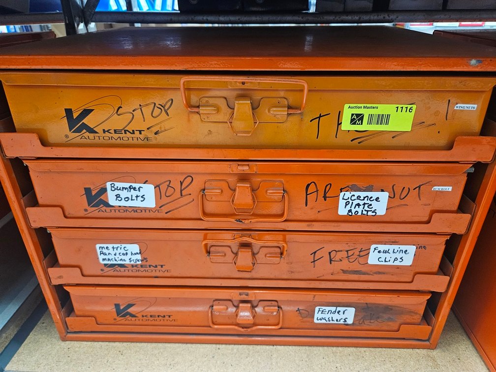 Kent Automotive 4 Drawer Cabinet with Contents