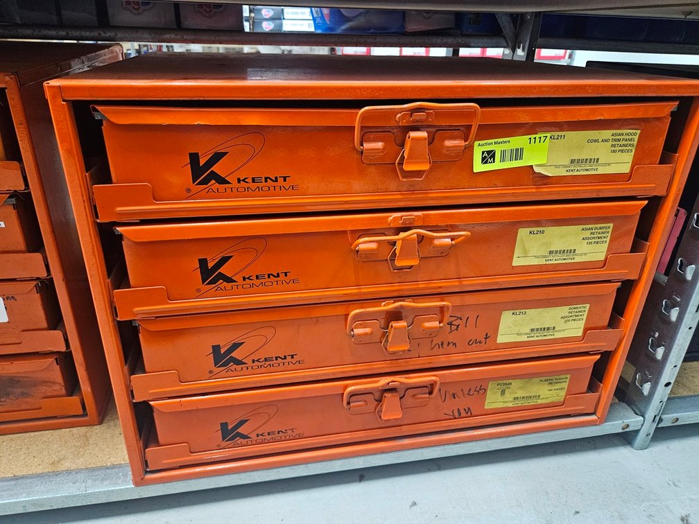 Kent Automotive 4 Drawer Cabinet with Contents