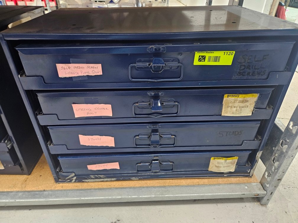 4 Drawer Cabinet with Contents
