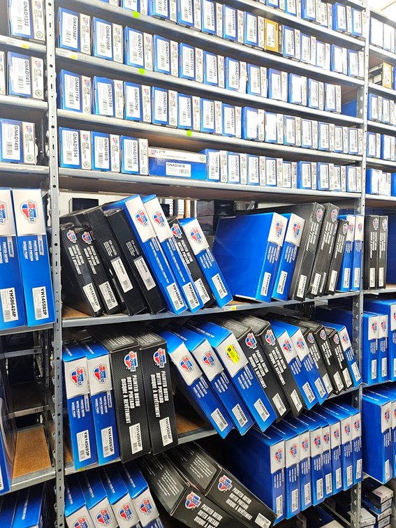 Assorted Carquest Brake Pads and Rotors in Section