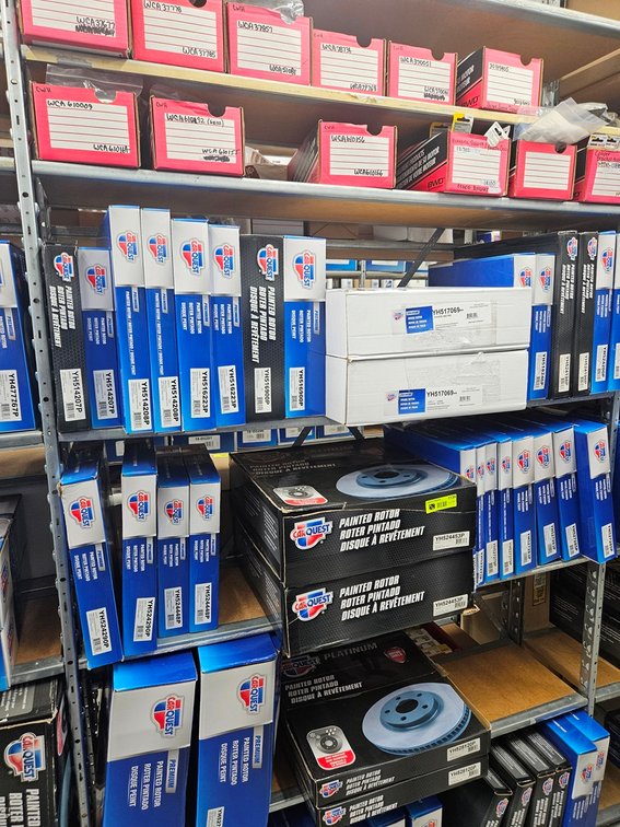 Assorted Brake Rotors, More in Section