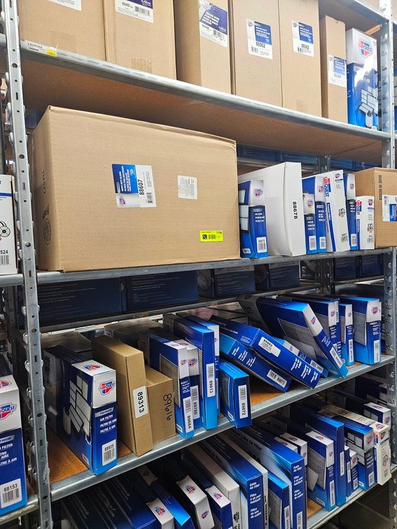 Assorted Carquest Air Filters in Section