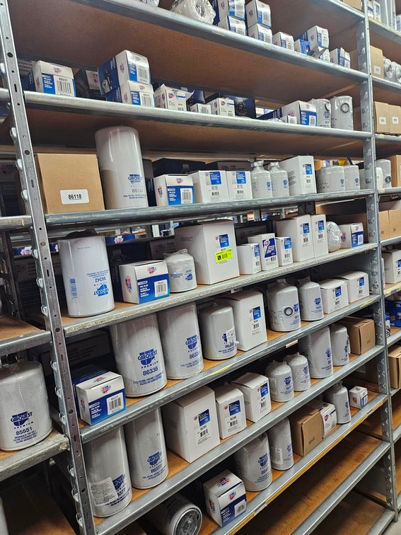 Assorted Carquest Oil Filters in Section