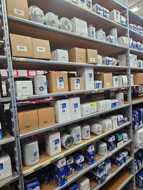 Assorted Carquest Oil Filters in Section