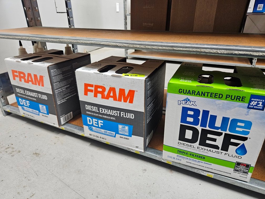 3 Diesel Exhaust Fluid 2.5 Gallon Jugs