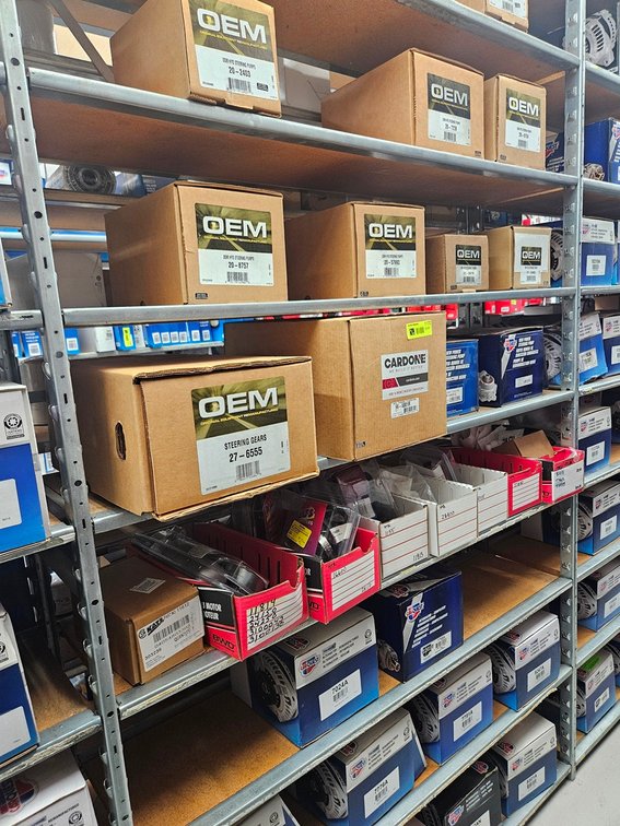 Assorted Power Steering Pumps, Engine Heaters, More in Section