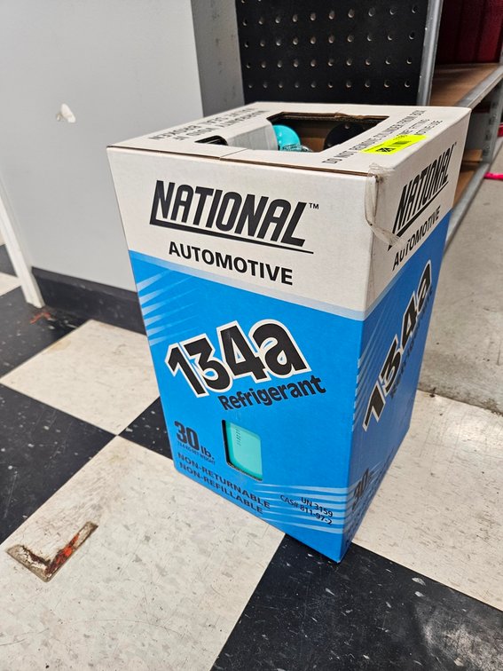 National Automotive 134a Refrigerant 30 Lb. Canister